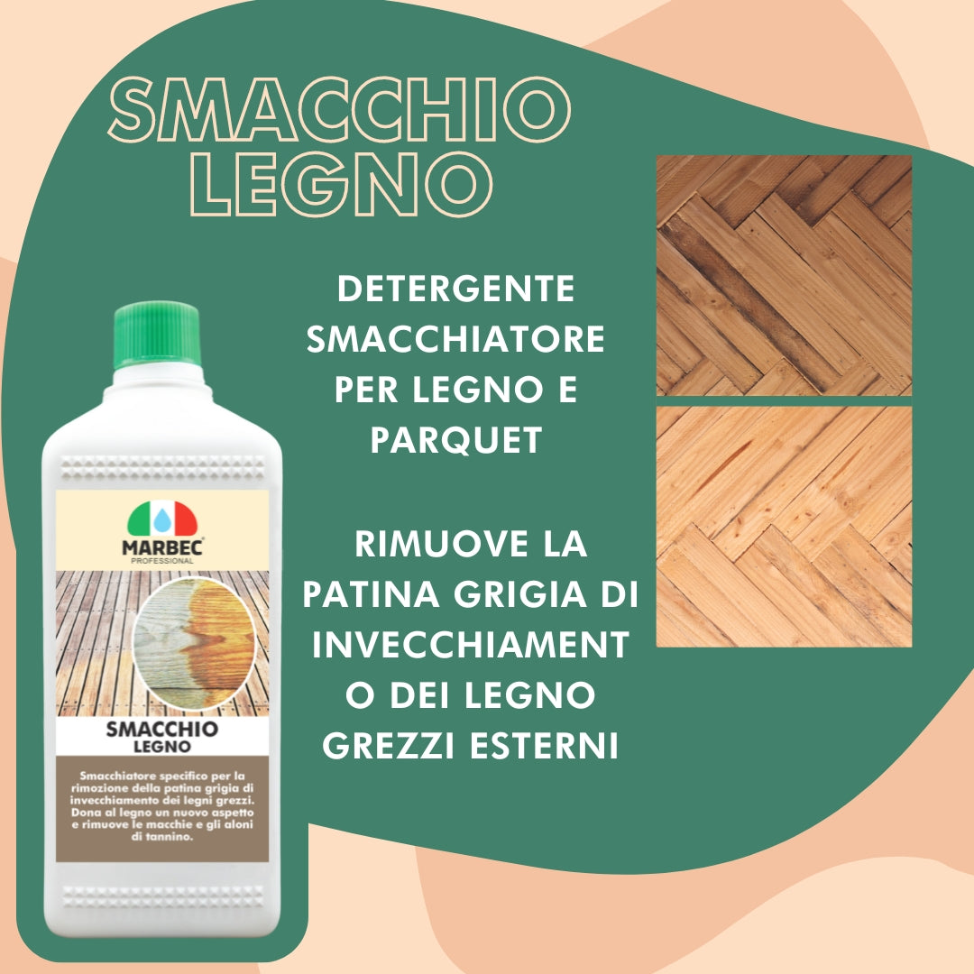 Smacchiare legno SMACCHIO LEGNO   1LT