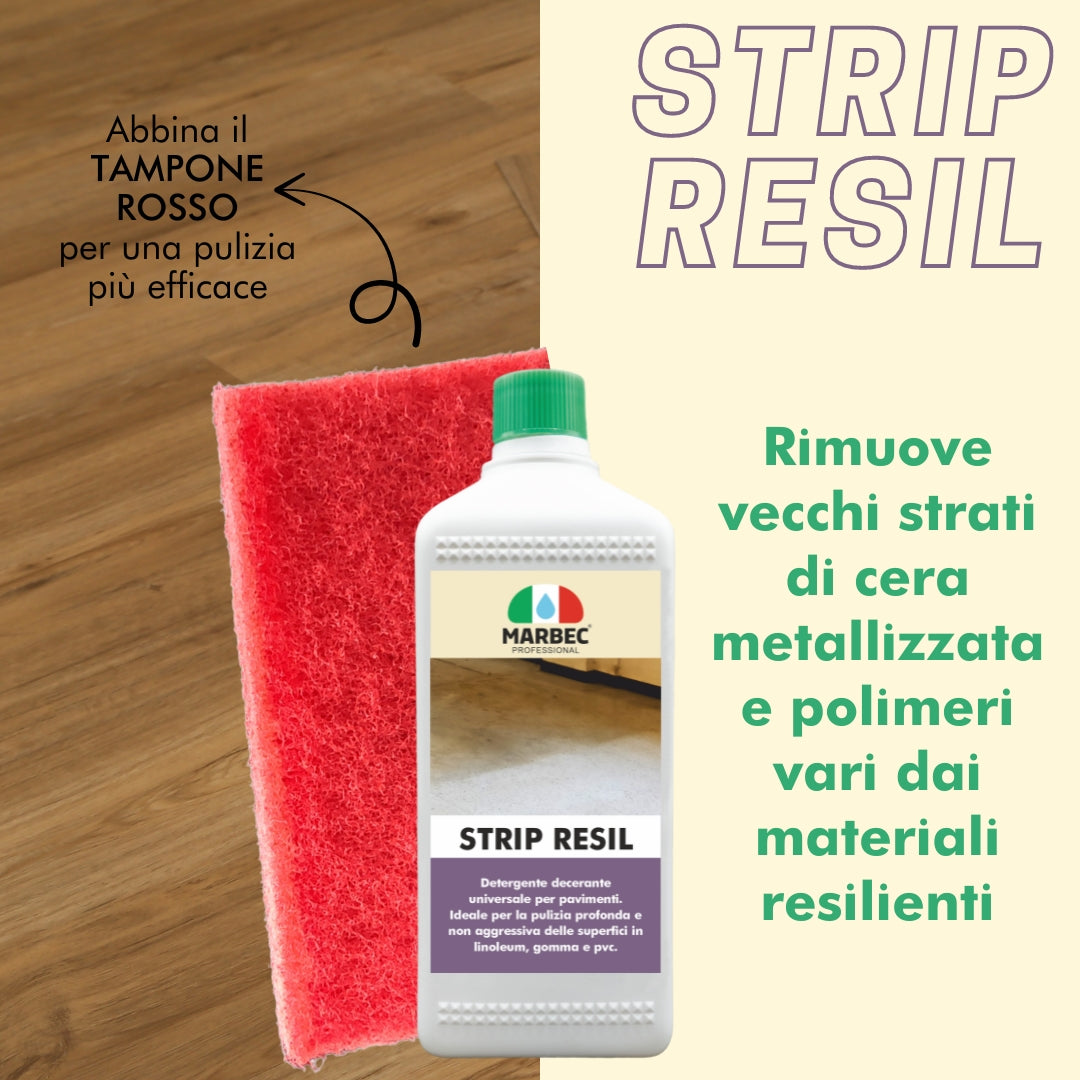 Pulizia linoleum STRIP RESIL   1LTx6Pz