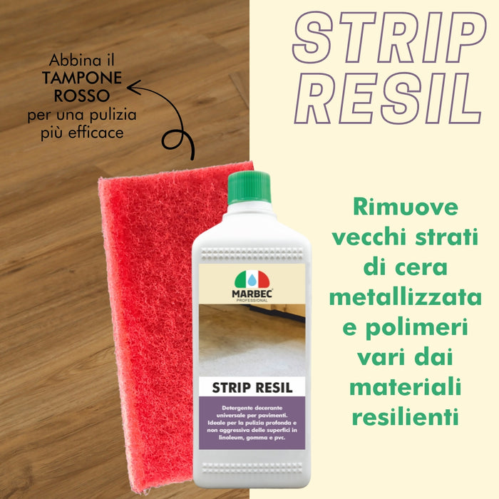 Pulizia linoleum STRIP RESIL   1LTx6Pz