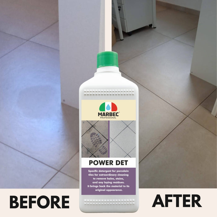 Come pulire il gres porcellanato POWER DET   1LTx6Pz