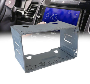 Mascherina Autoradio 2 DIN Adattatore Due Din Stereo Supporto Plancia