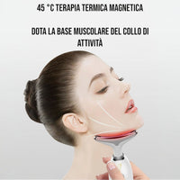 Massaggiatore Viso Antirughe Lifting Tonificante Collo Doppio Mento Ricaricabile