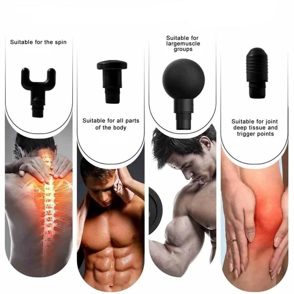 Massaggiatore portatile fascial gun per muscoli schiena addominali dolori BL-326