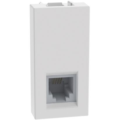 Presa telefonica MatixGO RJ11 Bticino tipo K10 1 modulo bianca