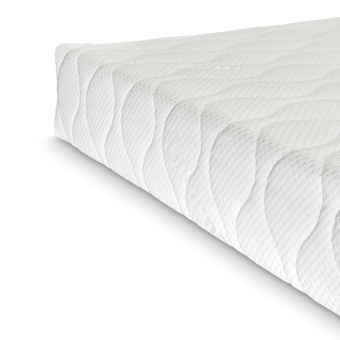 Materasso a Schiuma Fredda 90x200 cm con Coprimaterasso Rimovibile [neu.haus]