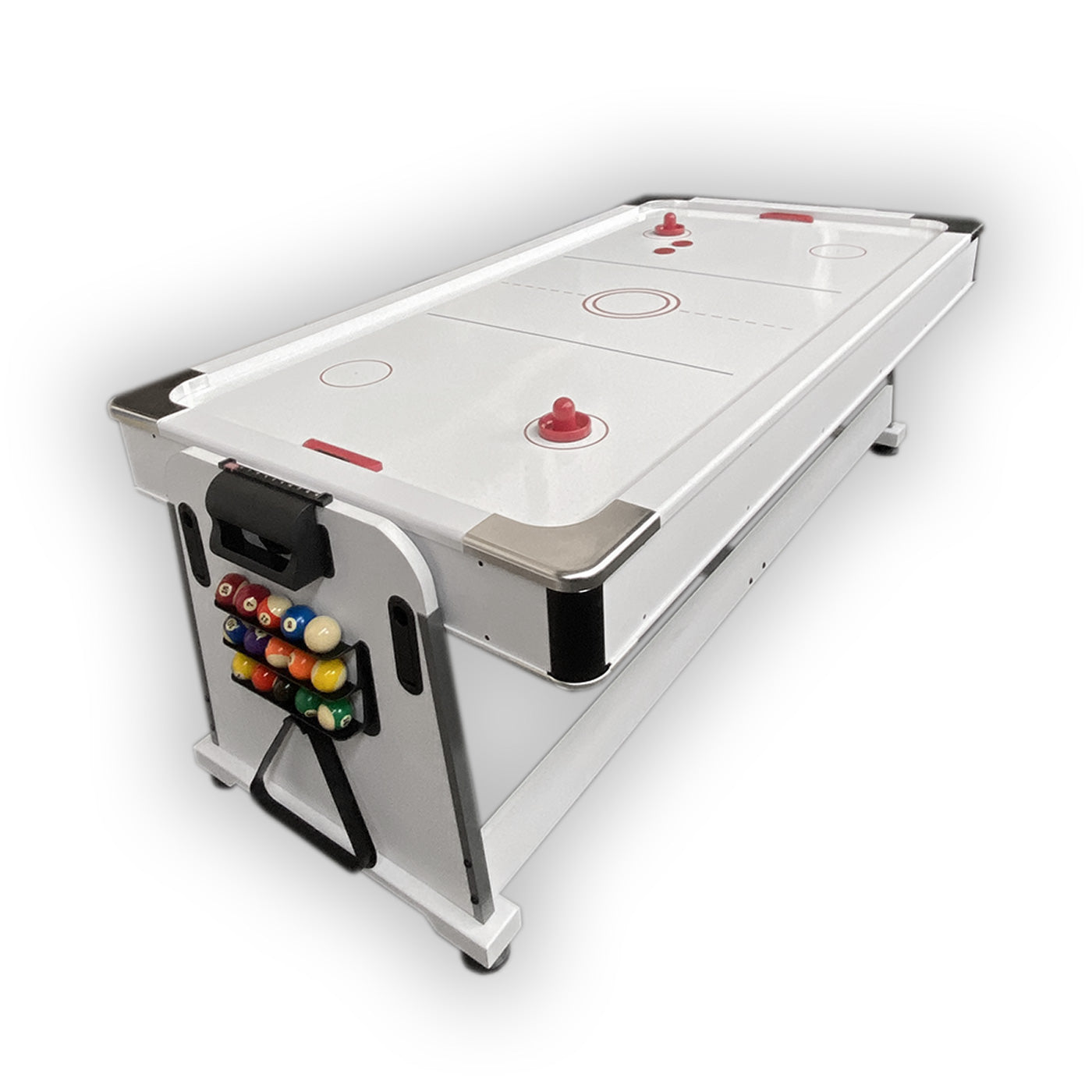 Tavolo da biliardo 7 piedi Multi-gioco blu Air Hockey + Ping pong - Mattew White