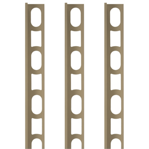 Profili in alluminio verniciato colore polvere dorata 135 a l per finitura parete proangle *** pezzi 3 pz, confezione 1