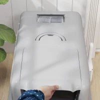 Toilette per gatti, Vasca in Acciaio Inossidabile, Filtro, Paletta, per Gatti fino a 6 kg, 40,5 x 60,5 x 41,5 cm, Grigio/Argento