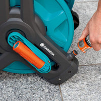 Gardena 8009 avvolgitubo da parete con tubo ed accessori da metri 20
