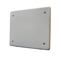 Coperchio per cassette di derivazione da incasso, 118x96 mm, ideale per protezione e copertura di impianti elettrici, PT02