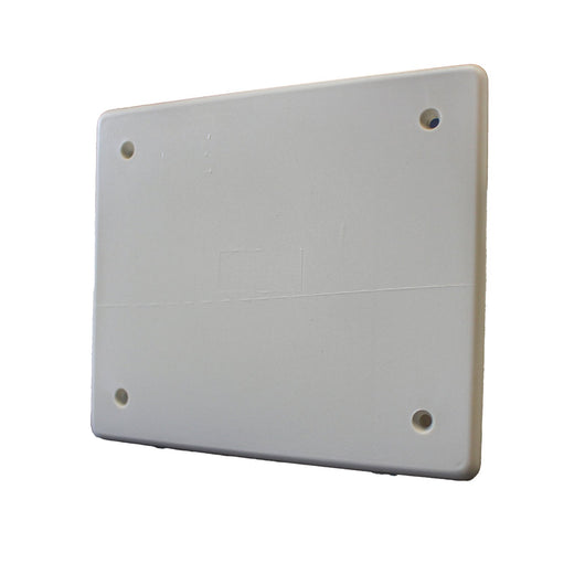 Coperchio per cassette di derivazione da incasso, 118x96 mm, ideale per protezione e copertura di impianti elettrici, PT02