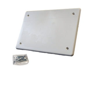 Coperchio per cassette di derivazione da incasso, 154x98 mm, ideale per protezione e copertura di impianti elettrici, PT04