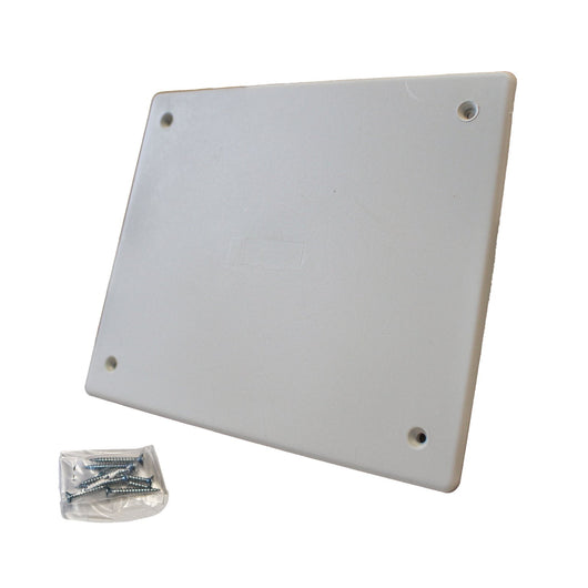 Coperchio per cassette di derivazione da incasso, 160x130 mm, ideale per protezione e copertura di impianti elettrici, PT05