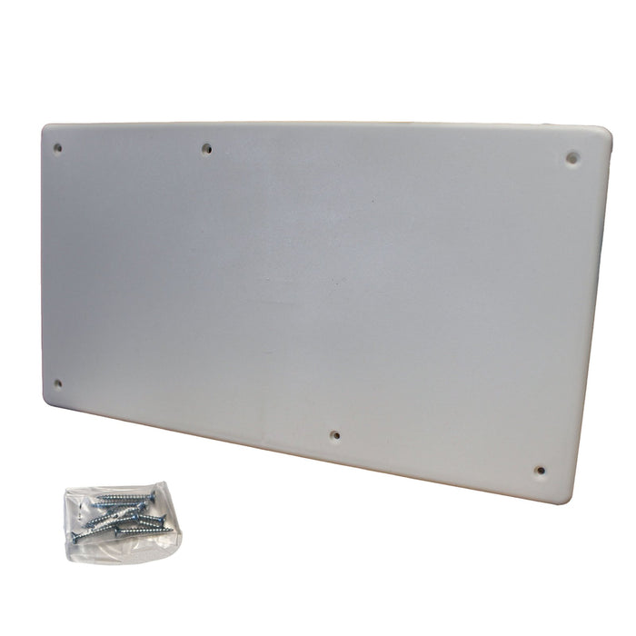 Coperchio per cassette di derivazione da incasso, 294x152 mm, ideale per protezione e copertura di impianti elettrici, PT07