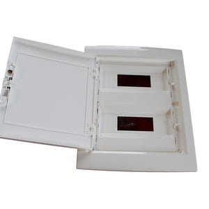 centralino da incasso con portello cieco e telaio estraibile, 24 moduli, 330x420x80 mm, bianco, ideale per installazioni elettriche interne