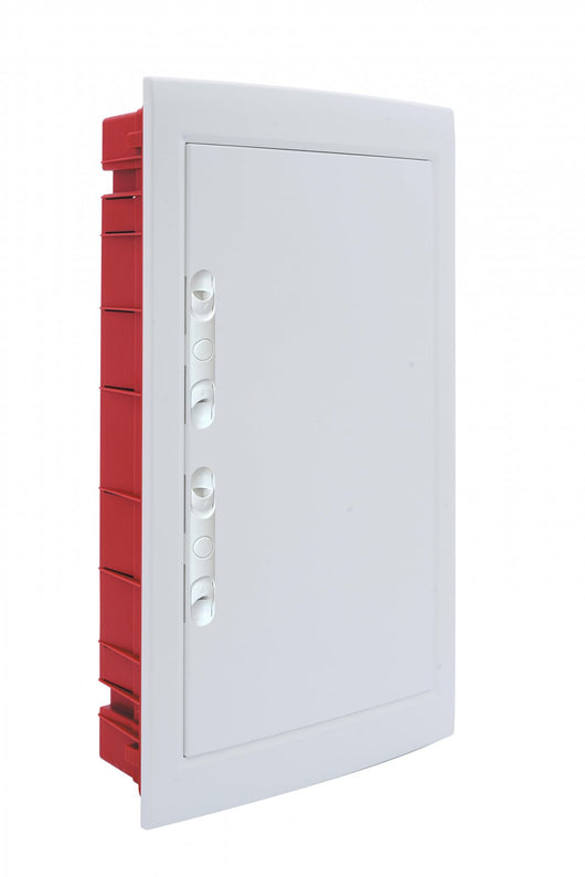 centralino da incasso con portello cieco e telaio estraibile, 36 moduli, 460x500x80 mm, bianco, ideale per installazioni elettriche interne