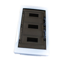 centralino da parete 36 moduli, bianco IP40, 400x400x120 mm, RAL 9016, ideale per installazioni elettriche domestiche e industriali