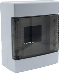 A2ZWORLD centralino da parete 4 moduli, bianco IP40, 150x170x100 mm, RAL 9016, ideale per installazioni elettriche domestiche e industriali