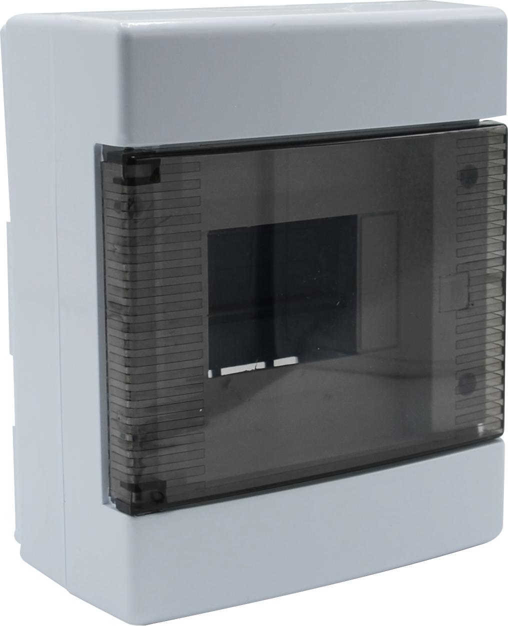 centralino da parete 4 moduli, bianco IP40, 150x170x100 mm, RAL 9016, ideale per installazioni elettriche domestiche e industriali