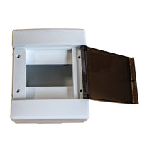 A2ZWORLD centralino da parete 4 moduli, bianco IP40, 150x170x100 mm, RAL 9016, ideale per installazioni elettriche domestiche e industriali