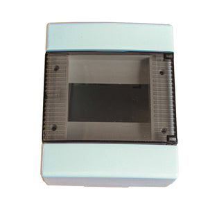 centralino da parete 4 moduli, bianco IP40, 150x170x100 mm, RAL 9016, ideale per installazioni elettriche domestiche e industriali