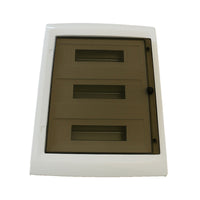 A2ZWORLD centralino da parete 54 moduli, bianco IP40, 400x550x120 mm, RAL 9016, ideale per installazioni elettriche domestiche e industriali