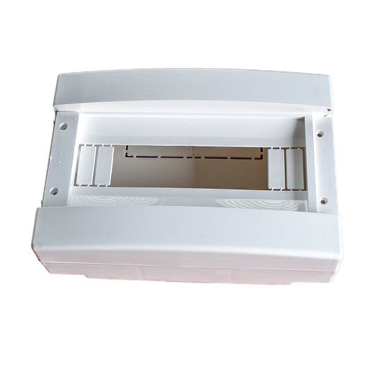 centralino da parete senza portello 12 moduli, grigio RAL 7035, 1250x215x95 mm, IP40, ideale per installazioni elettriche interne