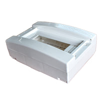 centralino da parete senza portello 12 moduli, grigio RAL 7035, 1250x215x95 mm, IP40, ideale per installazioni elettriche interne