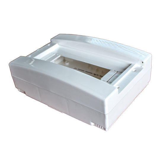 centralino da parete senza portello 12 moduli, grigio RAL 7035, 1250x215x95 mm, IP40, ideale per installazioni elettriche interne