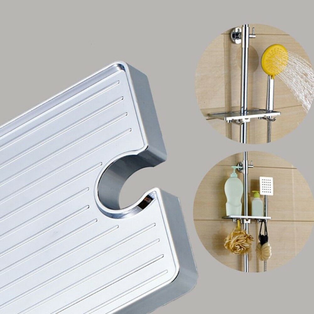 Mensola porta sapone per colonna doccia asta saliscendi supporto doccetta 79355