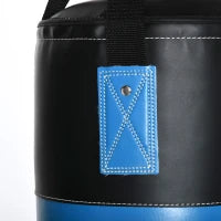 Set Sacco da Boxe da Appendere con Guantoni, Sacco per Pugilato a 3 Strati con Borsa di Trasporto, Blu