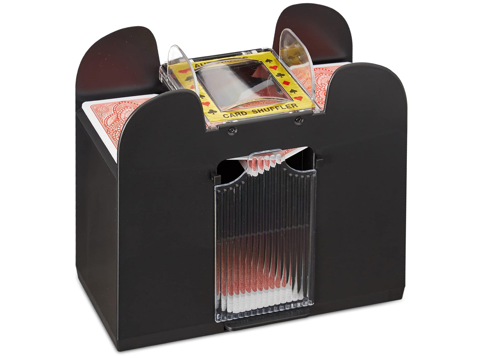 Mescolatore Automatico di Carte da Gioco Mischiacarte 6 Mazzi Distributore in Plastica Card Shuffler