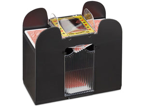 Mescolatore Automatico di Carte da Gioco Mischiacarte 6 Mazzi Distributore in Plastica Card Shuffler