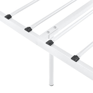 Struttura Letto Singolo in Metallo con Testiera e Pediera in Stile Romantico/Classico 90 x 200 cm Letto 1 Piazza -