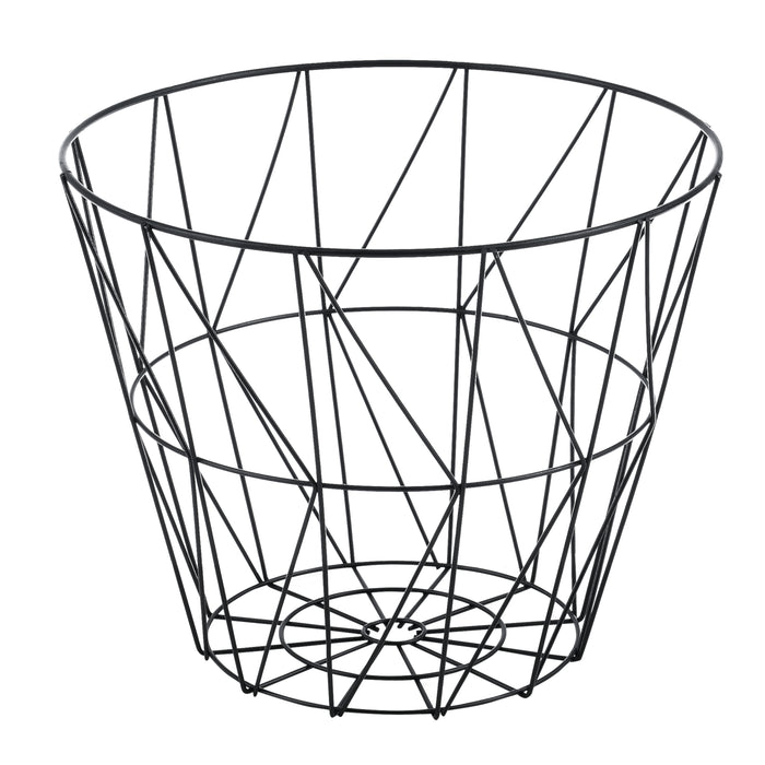 [en.casa] Set da 2 Tavolini a Forma di Cestello in 2 Misure Diverse con Piano Rimovibile Portaoggetti Pratico Multiuso -