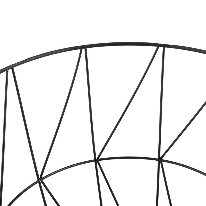 [en.casa] Set da 2 Tavolini a Forma di Cestello in 2 Misure Diverse con Piano Rimovibile Portaoggetti Pratico Multiuso -