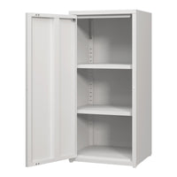 Armadio a Colonna Burlöv in Metallo Mobile per Archivio 88 x 40 x 35 cm Bianco [en.casa]