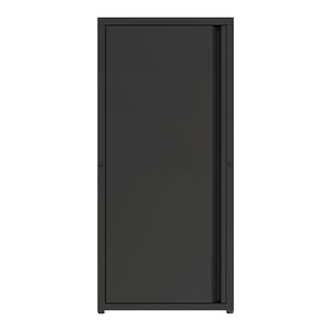 Armadio a Colonna Burlöv in Metallo Mobile per Archivio 88 x 40 x 35 cm Nero [en.casa]