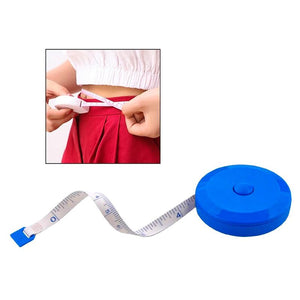 Metro Sarta 150cm Nastro Morbido 7mm Per Misurare il Corpo Girovita Fianchi Torace Braccia