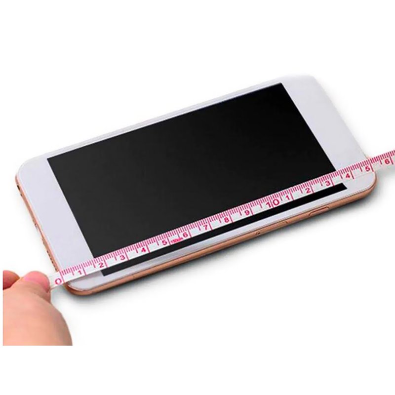 Metro Sarta 150cm Nastro Morbido 7mm Per Misurare il Corpo Girovita Fianchi Torace Braccia