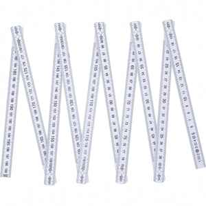 Metro pieghevole da Carpentiere per falegname 2 metri righello Pieghevole 07481