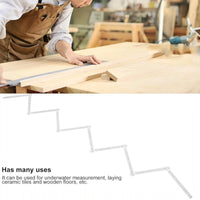Metro pieghevole da Carpentiere per falegname 2 metri righello Pieghevole 07481