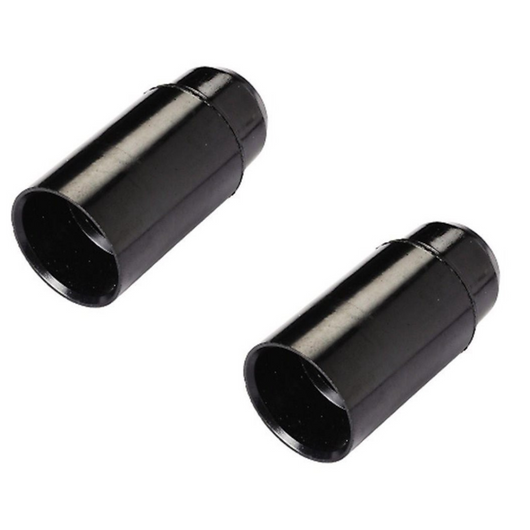 Portalampada camicia liscia attacco e14 plastica ip20 blister 2 pezzi *** colore nero, confezione 1