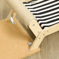 Amaca per Gatti con Tiragraffi per Gatti a forma di Cactus Design 2 in 1 per Interni, 88.5x31.5x76.5 cm