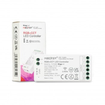 MiBoxer Mi Light FUT039S Mini Ricevitore RF per Strip Led RGB+CCT Multicolore RGB e Dual White CCT