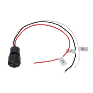 Micro Pulsante Illuminazione LED Regolabile Interruttore con Funzione Dimmer e Memoria Input 12V-24VDC Output 12-24VDC Corrente 4A Impermeabile IP65 30cm