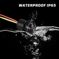 Micro Pulsante Illuminazione LED con Funzione Dimmer CCT con Memoria 12-24VDC Corrente 3A/CH IP65 Interruttore Controllo Versatile dell'Illuminazione con Doppio Click Rotazione del Pulsante