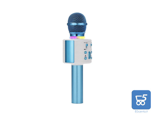 Microfono Giocattolo Portatile Wireless HiFi Speaker Radio FM USB TF Card