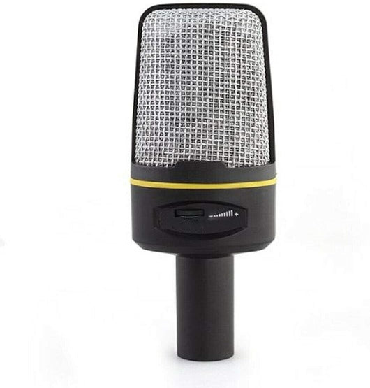 Microfono a condensatore treppiede da tavolo cavo jack pc notebook chat QY920