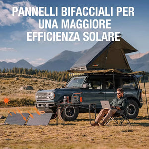 Jackery SolarSaga 80, pannello solare, IP68 impermeabile, compatibile con tutte le centrali elettriche Jackery